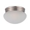 Maxim Essentials 1-Light 7.5" Wide Satin Nickel Flush Mount Light 5884FTSN - alternate 2